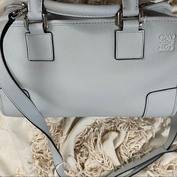 Loewe Amazona 28 Tote Bag in Light Blue - Picture 7 of 14